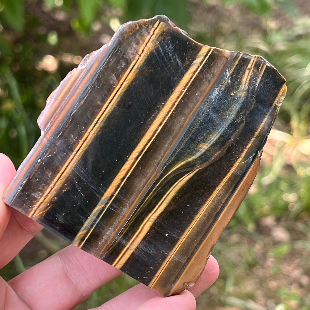 Ochi de tigru piatra bruta model 6, pietre semipretioase - druzy.ro 1 