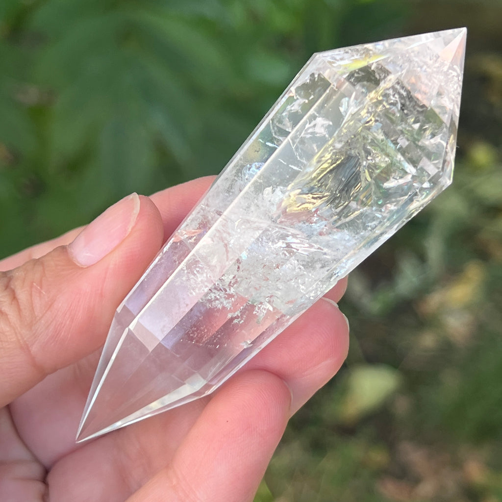 Bagheta cuart vogel, 12 fete, Brazilia model 26, pietre semipretioase - druzy.ro 5 