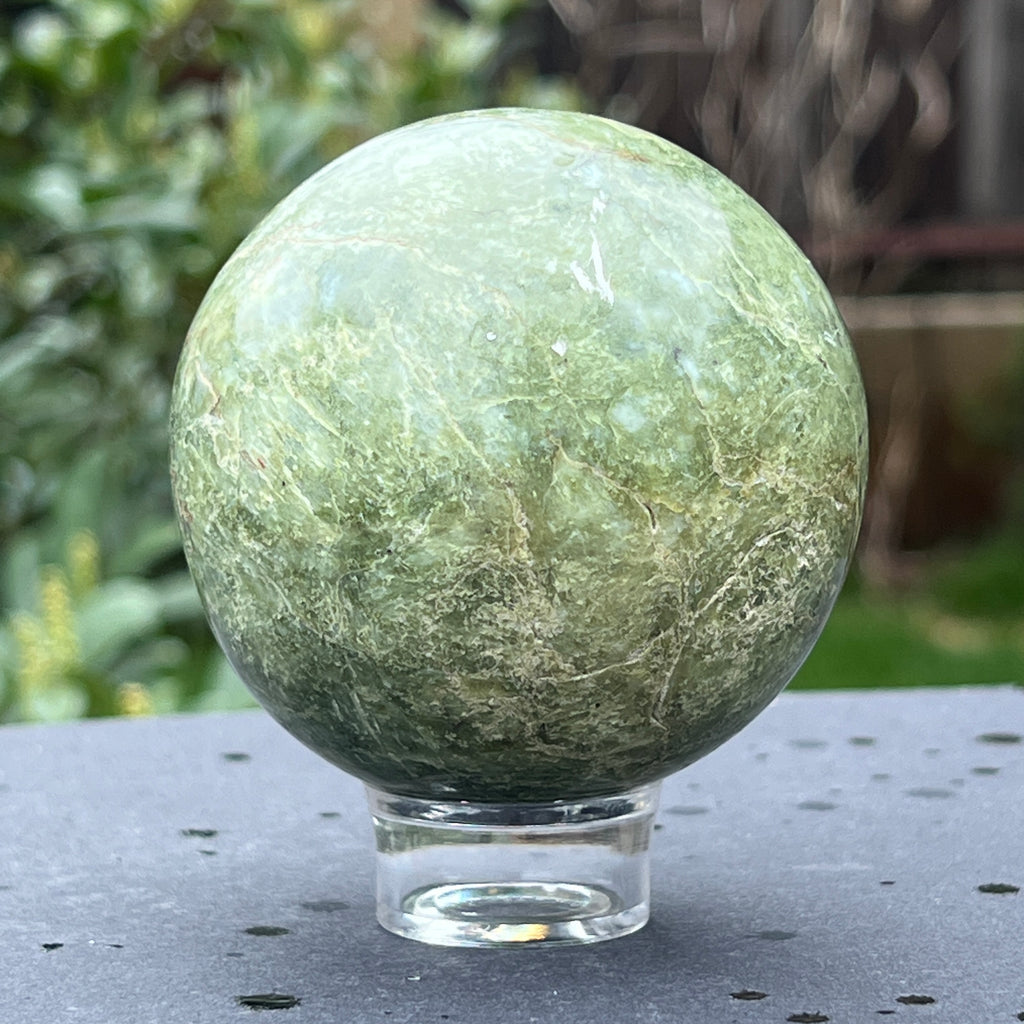 Crisopraz sfera m1, pietre semipretioase - druzy.ro 3 