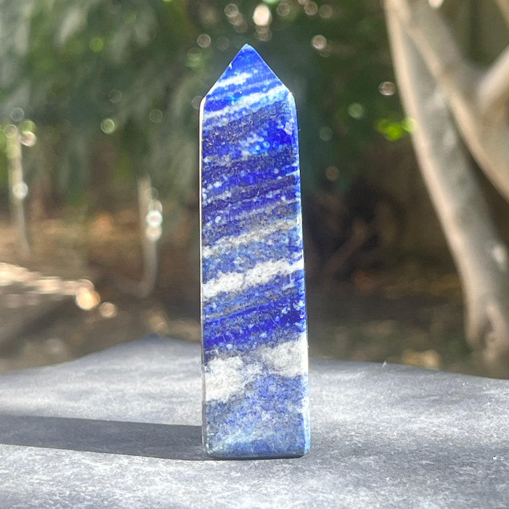 Turn/obelisc lapis lazuli m7, druzy.ro, cristale 2