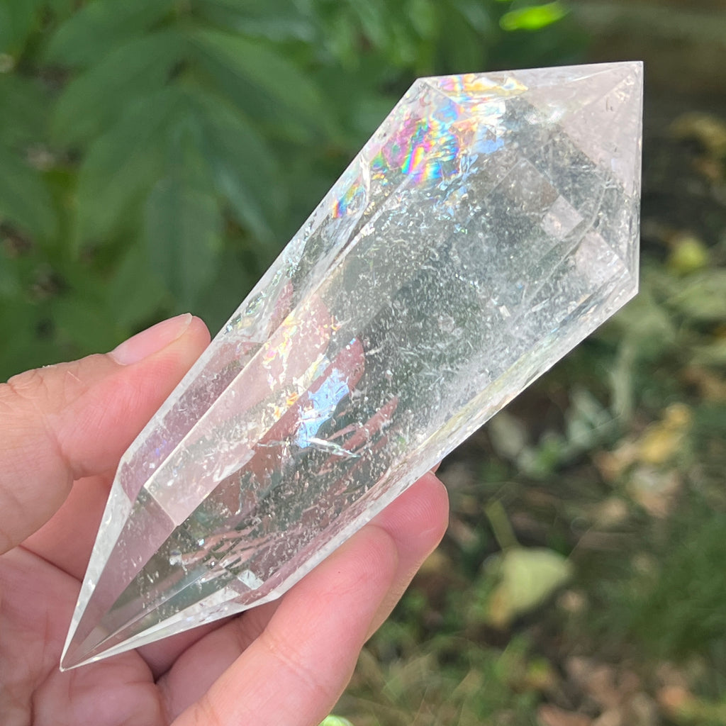 Bagheta cuart vogel, 12 fete, Brazilia model 21, pietre semipretioase - druzy.ro 7 