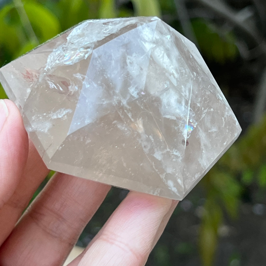 Cuart fumuriu forma diamant m2, pietre semipretioase - druzy.ro 6 