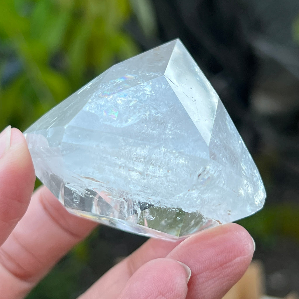 Cuart forma diamant cristal de stanca/cuart incolor model 4A, pietre semipretioase - druzy.ro 5 