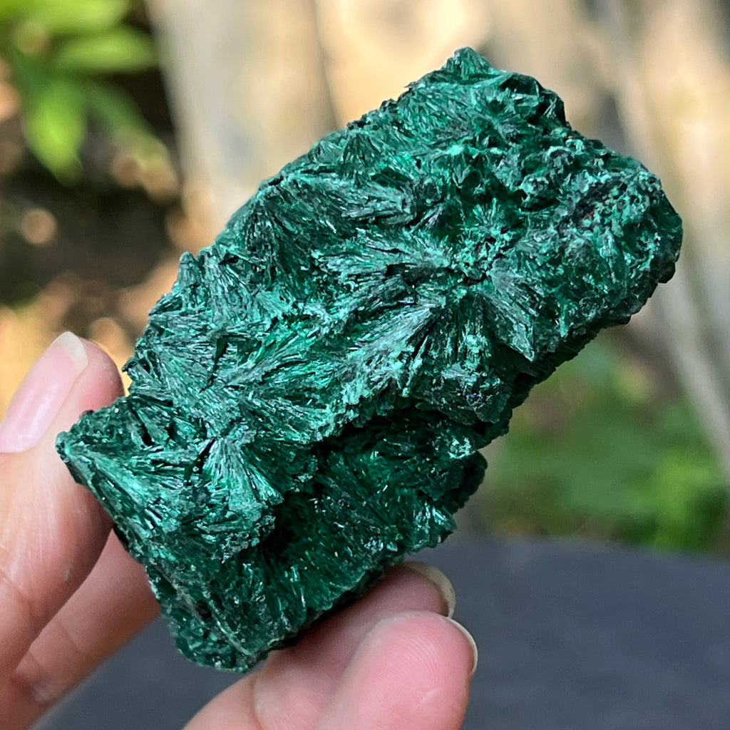 Malachit matasos piatra bruta m9, pietre semipretioase - druzy.ro 4 