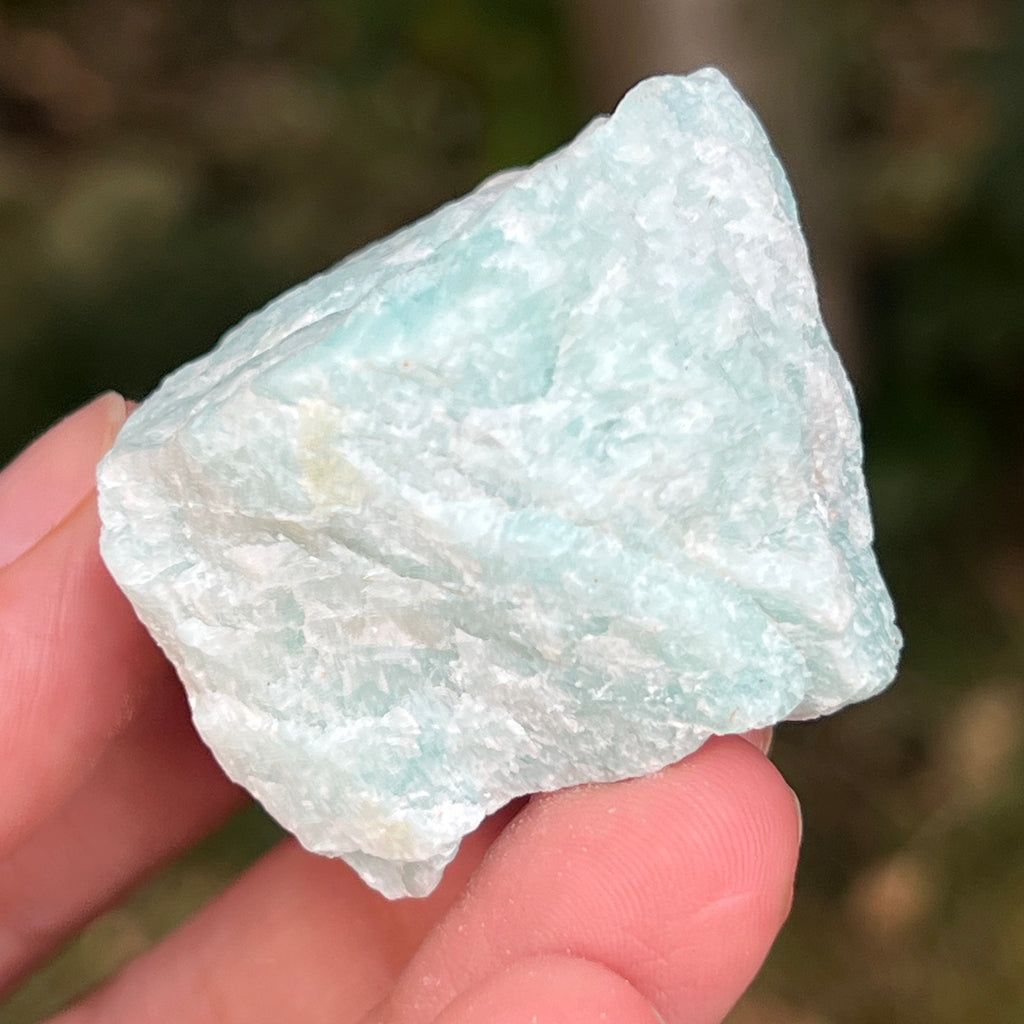 Amazonit piatra bruta din Brazilia model 5, pietre semipretioase - druzy.ro 5 