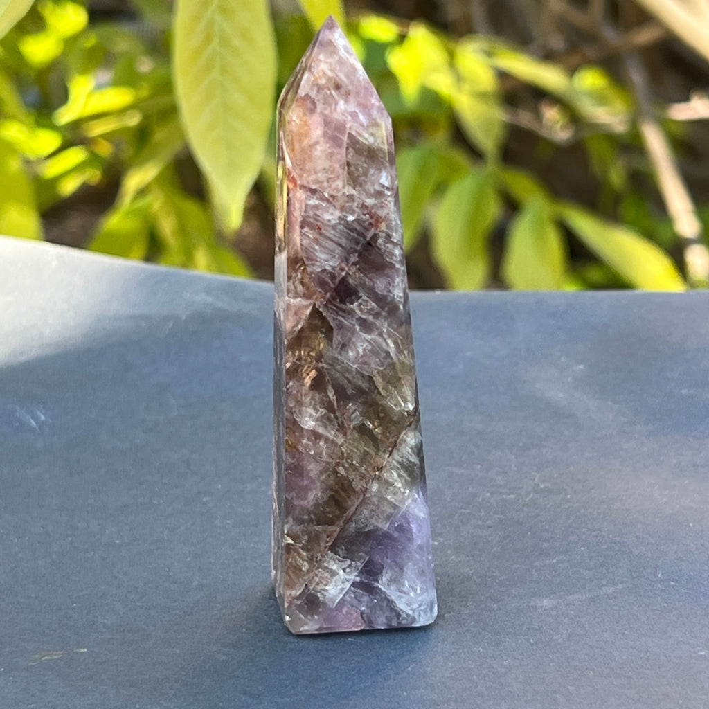 Obelisc super 7 (super seven) din Brazilia model 8, pietre semipretioase - druzy.ro 1 