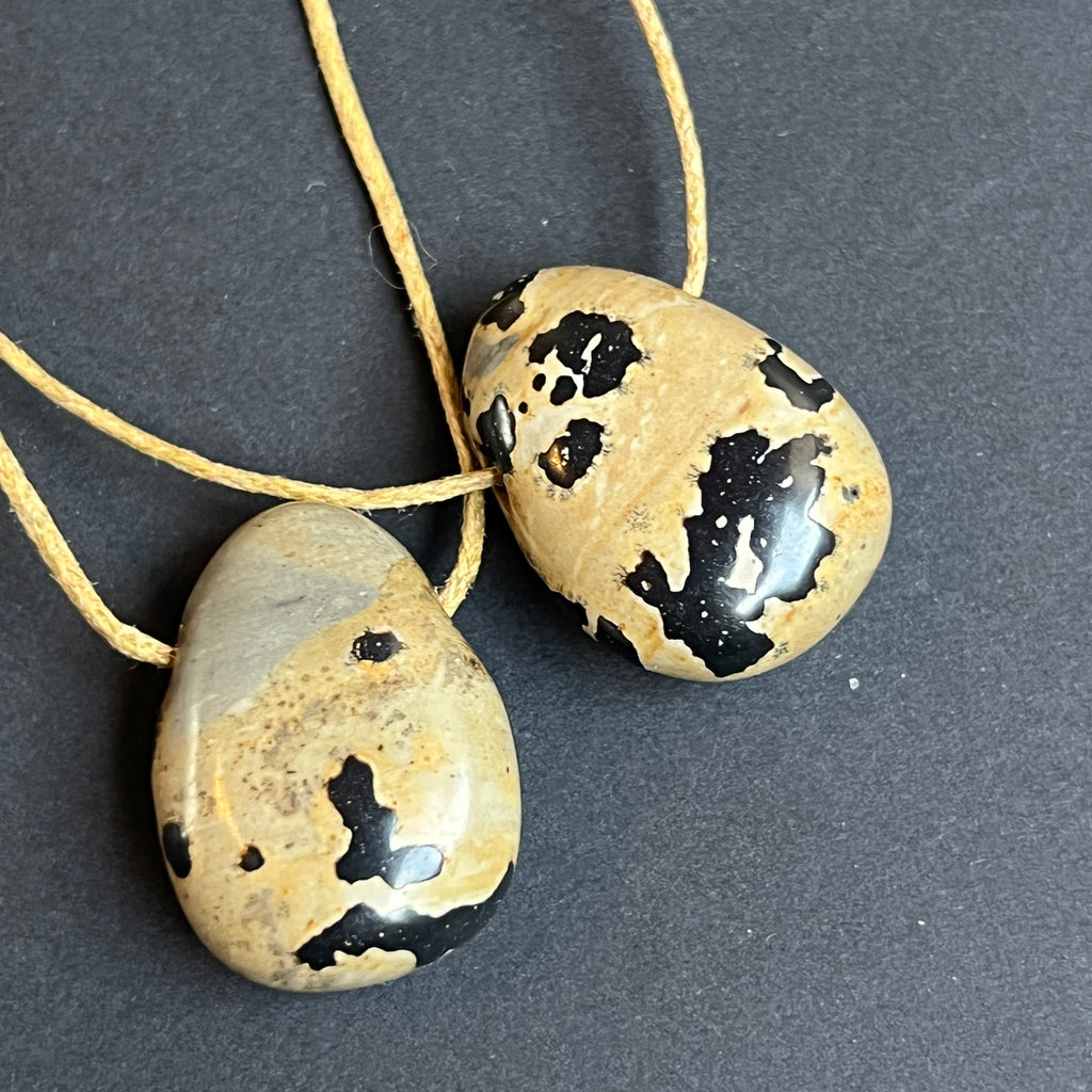 Colier pandantiv jasp arctic norvegian DROP, pietre semipretioase - druzy.ro 4 