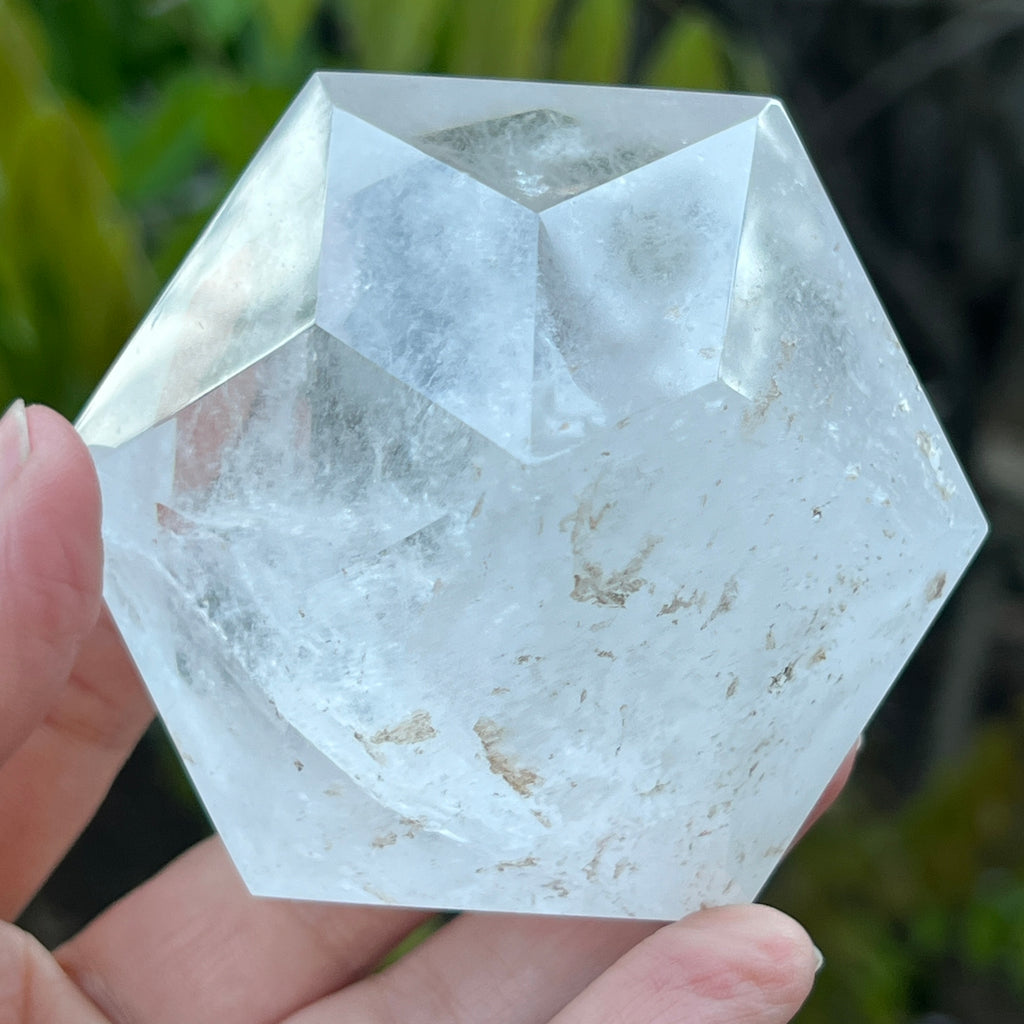 Cuart forma diamant caliate extra, cristal de stanca/cuart incolor m9, pietre semipretioase - druzy.ro 9 