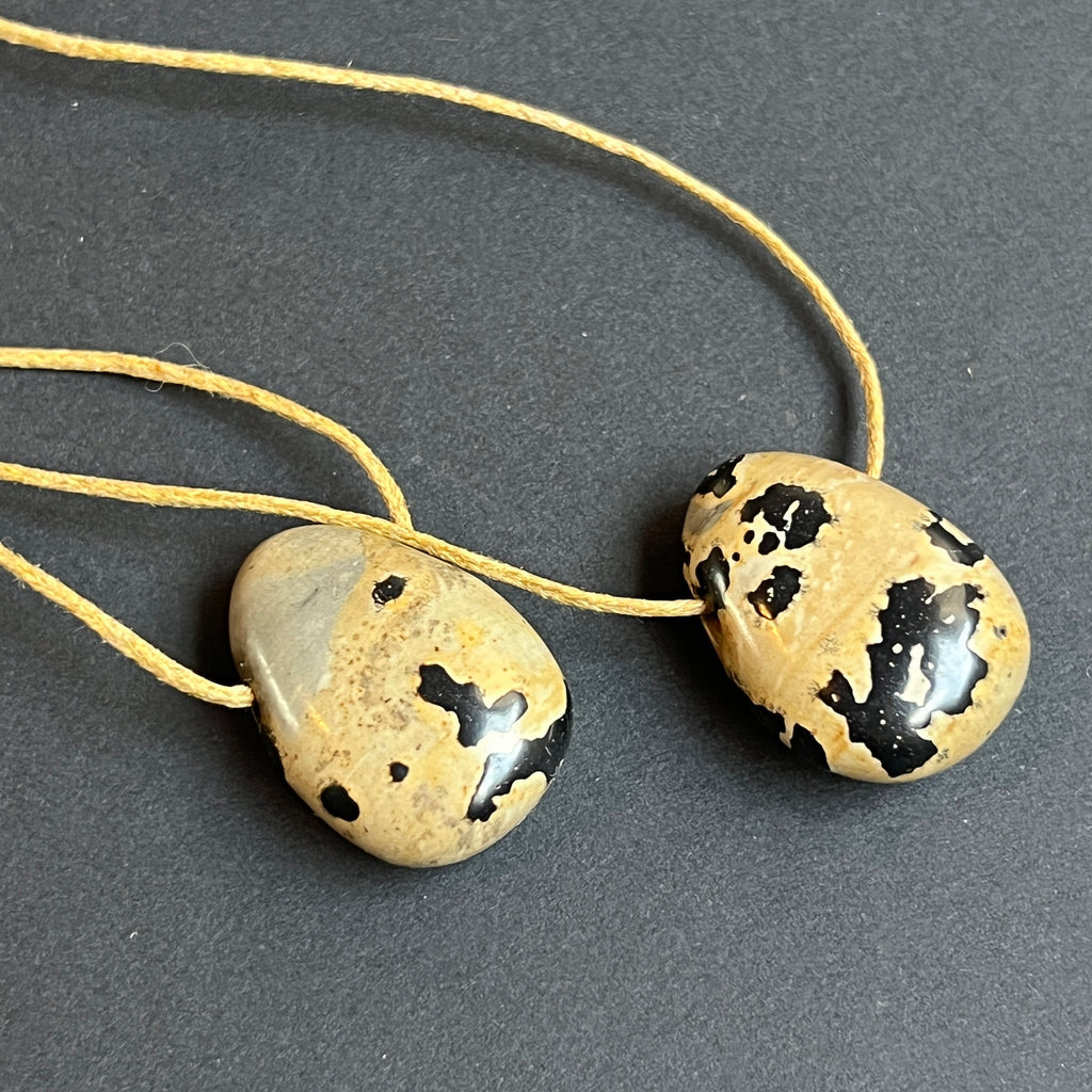 Colier pandantiv jasp arctic norvegian DROP, pietre semipretioase - druzy.ro 3 
