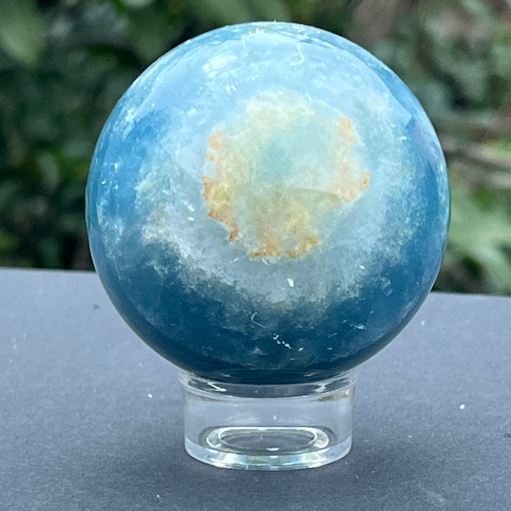 Sfera onix albastru model 4, pietre semipretioase - druzy.ro 3 