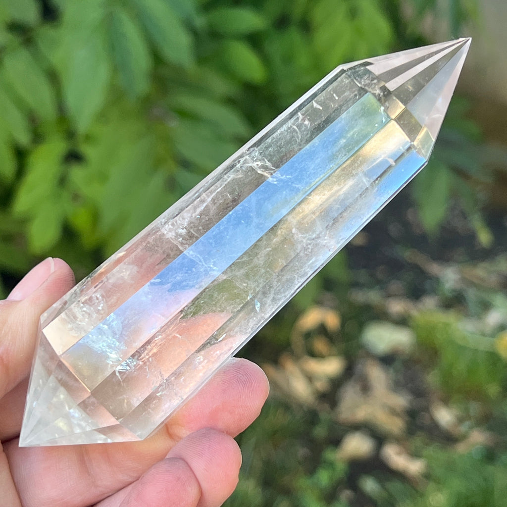 Bagheta cuart vogel, 12 fete, Brazilia model 14, pietre semipretioase - druzy.ro 5 