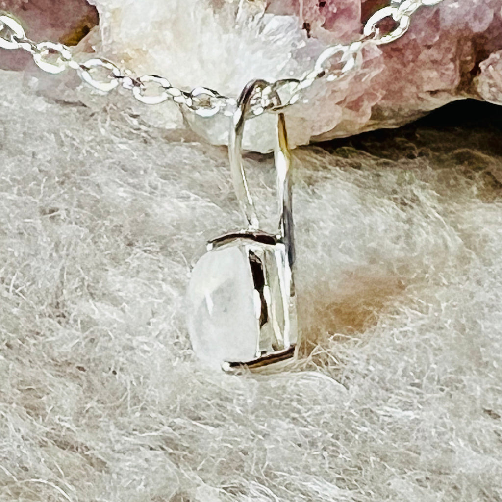 Pandantiv piatra lunii argint 7 mm, druzy.ro, pietre semipretioase 2