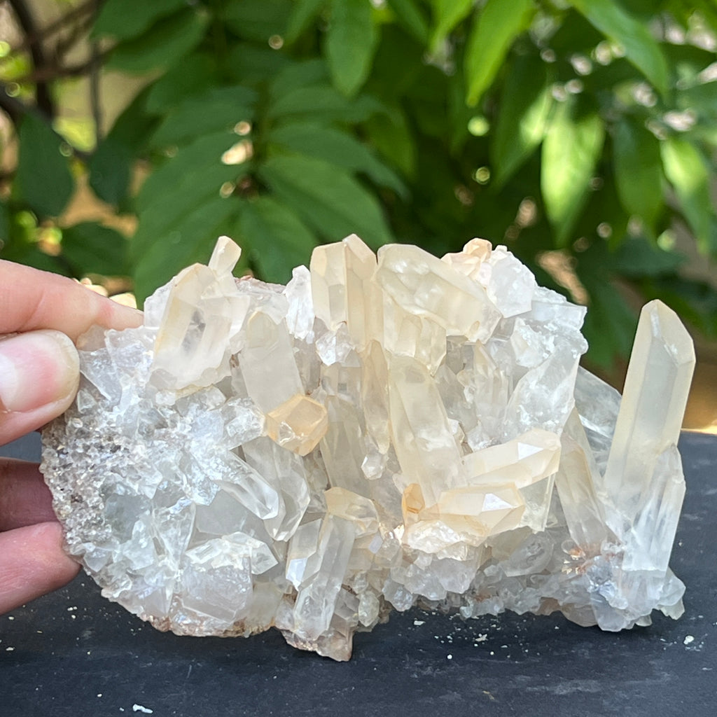 Floare de mina, cluster cuart ICY | Model 11, pietre semipretioase - druzy.ro 5 