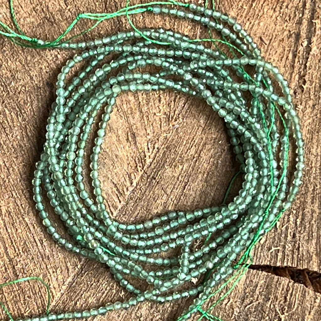 Sirag margele pietre semipretioase sfere fatetate APATIT VERDE, pietre semipretioase - druzy.ro 1 