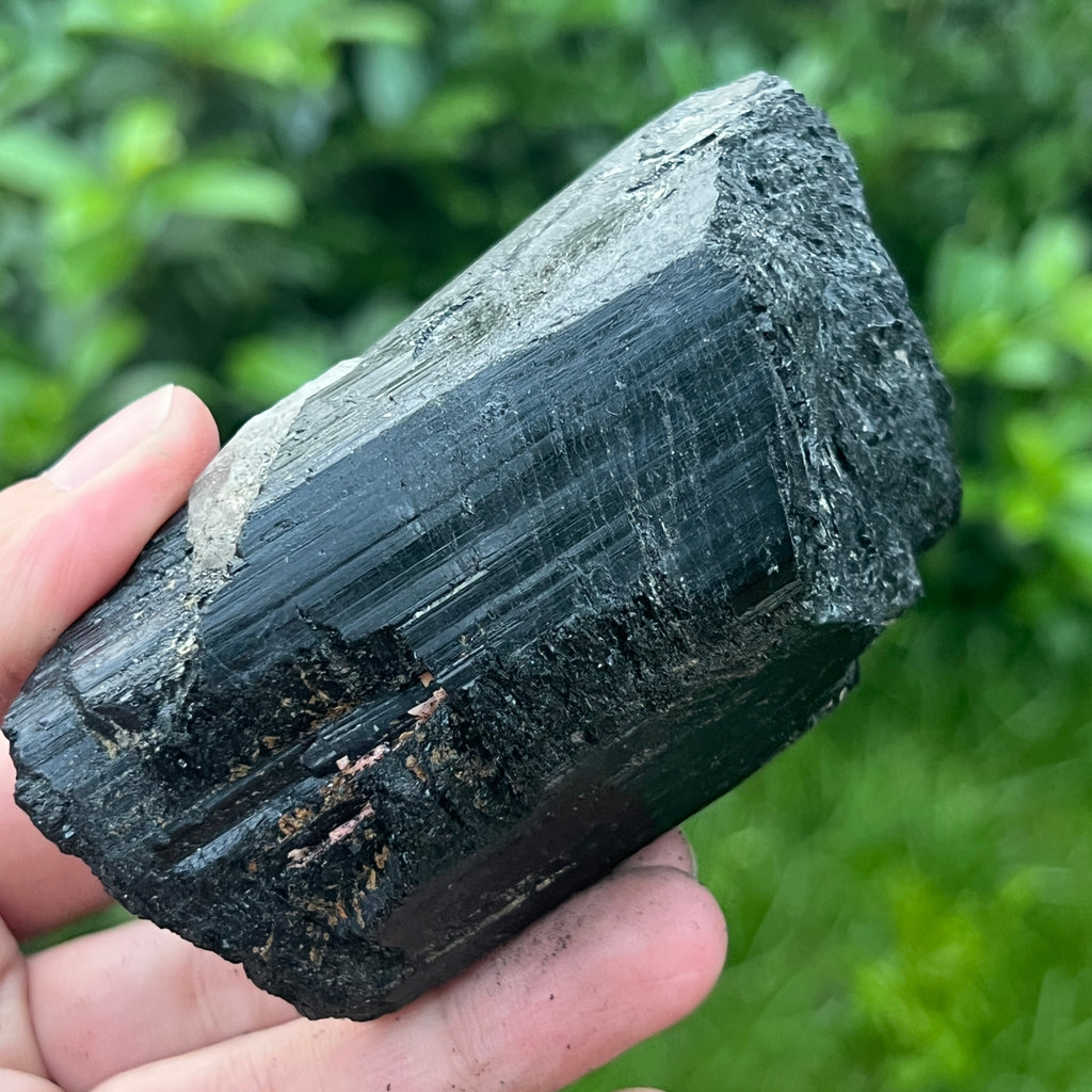 Turmalina neagra piatra bruta L15, pietre semipretioase - druzy.ro 7 