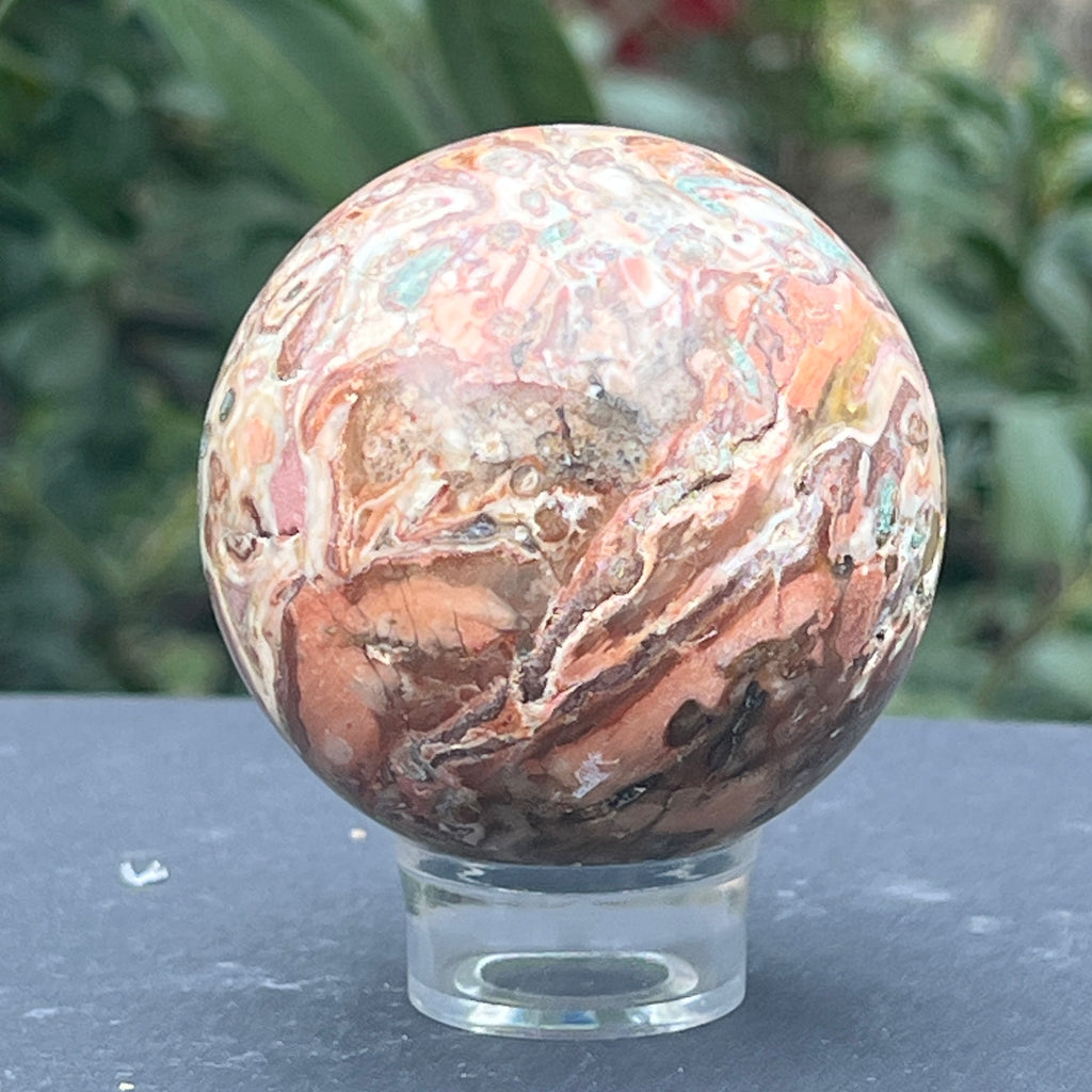 Sfera jasp peisaj ( landscape) din Namibia model 2, pietre semipretioase - druzy.ro 2 