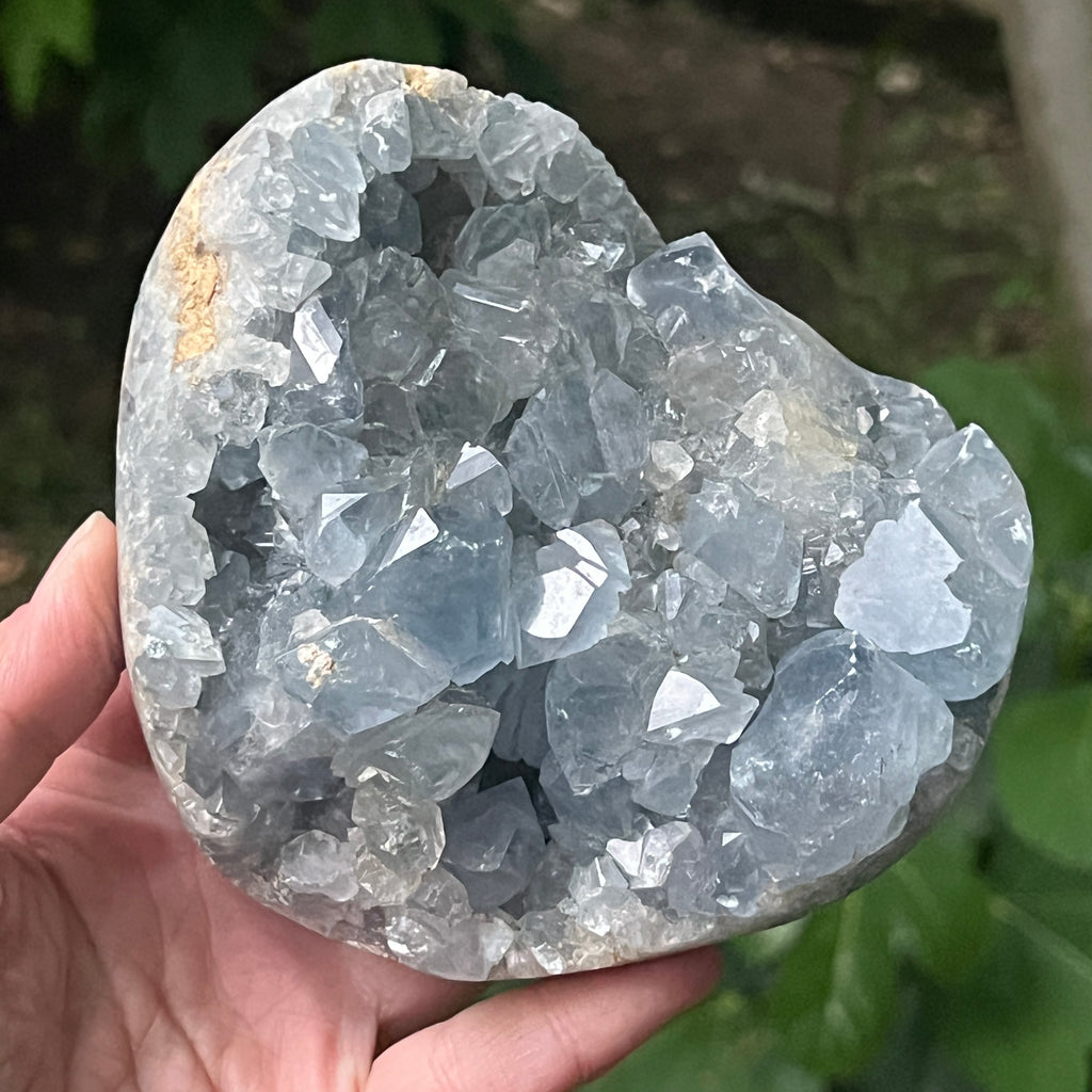 Inima celestit / celestina | Model 2, pietre semipretioase - druzy.ro 2 