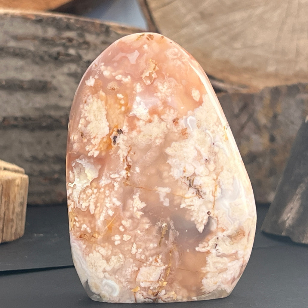 Agat coral floare din Madagascar model 7, pietre semipretioase - druzy.ro 4 