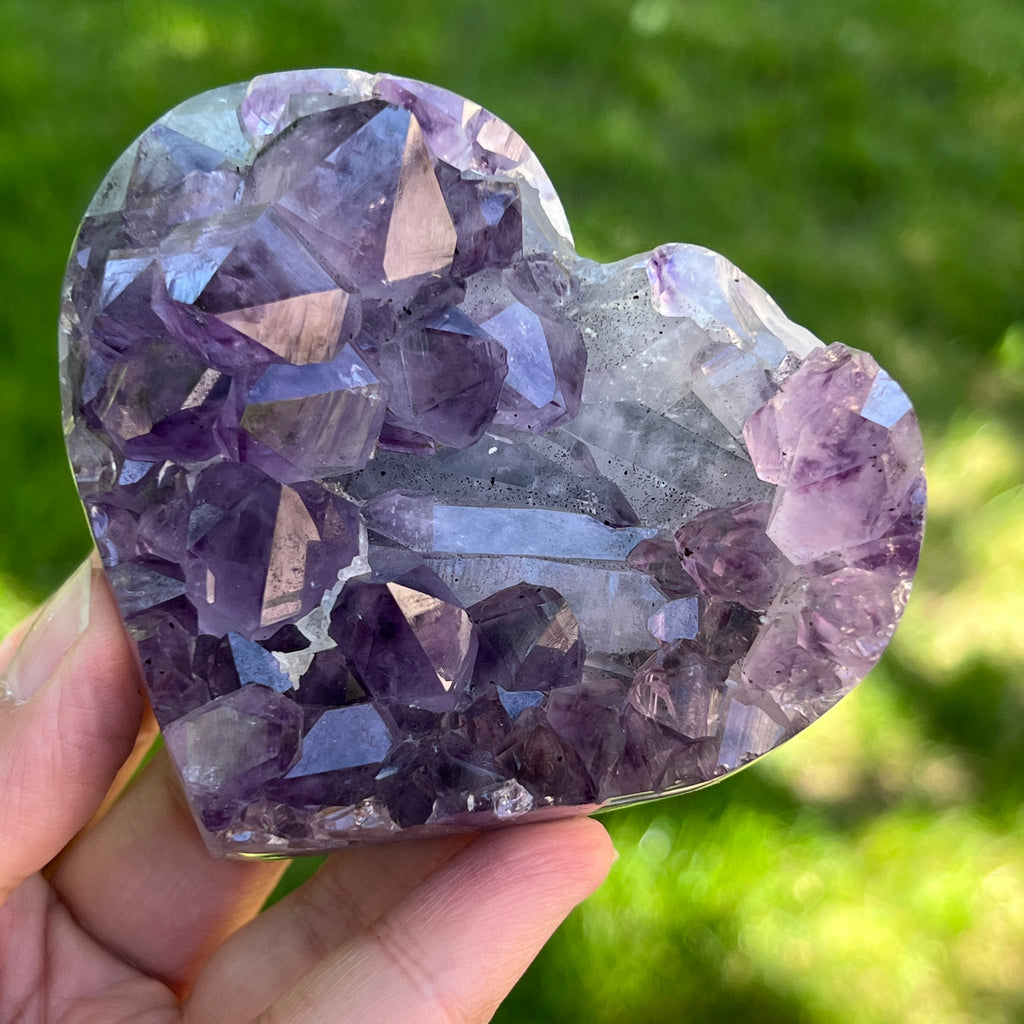 Inima ametist model 11, pietre semipretioase - druzy.ro 7 