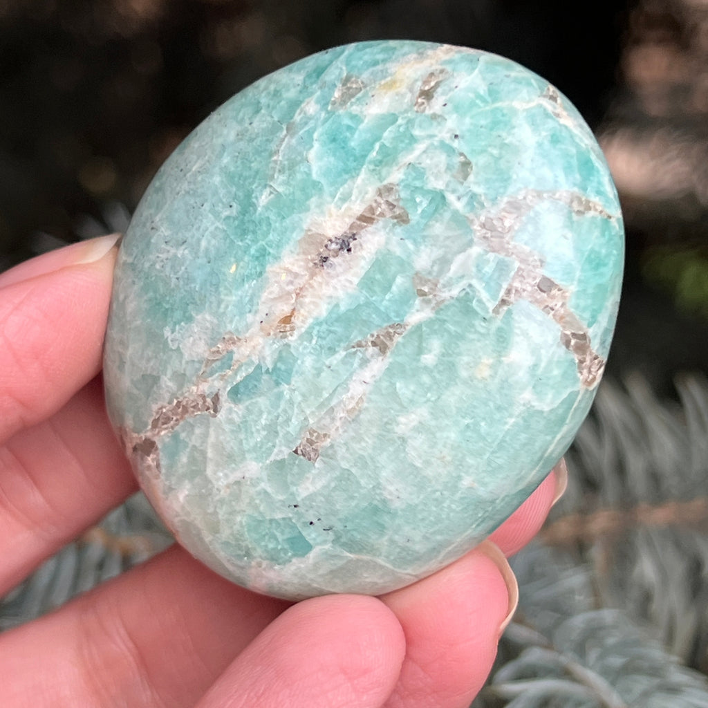 Amazonit palmstone m3, pietre semipretioase - druzy.ro 8 