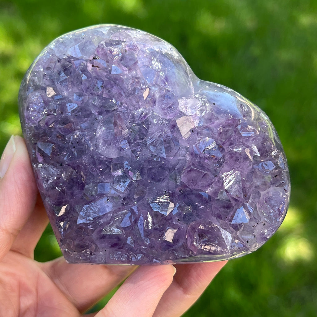 Inima ametist model 1, pietre semipretioase - druzy.ro 1 