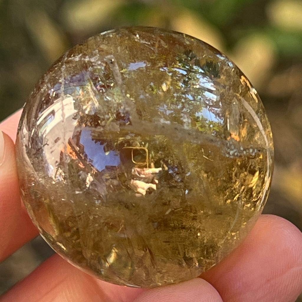 Sfera citrin Brazilia calitate AAA model 4, pietre semipretioase - druzy.ro 7 