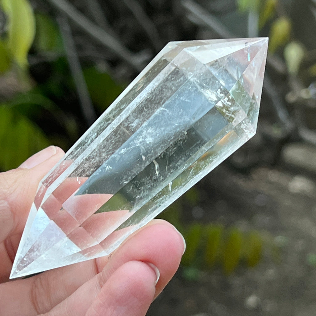 Bagheta cuart vogel, 12 fete, Brazilia model 20, pietre semipretioase - druzy.ro 2 