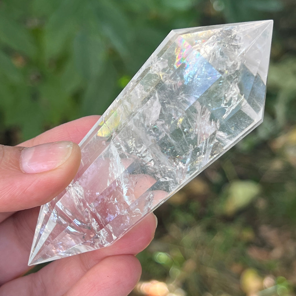 Bagheta cuart vogel, 12 fete, Brazilia model 24, pietre semipretioase - druzy.ro 6 
