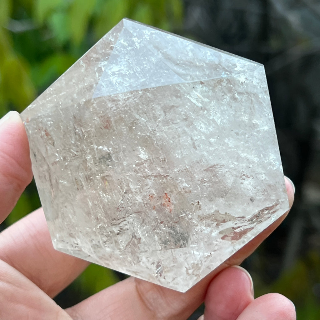 Cuart forma diamant caliate extra, cristal de stanca/cuart incolor m12, pietre semipretioase - druzy.ro 10 