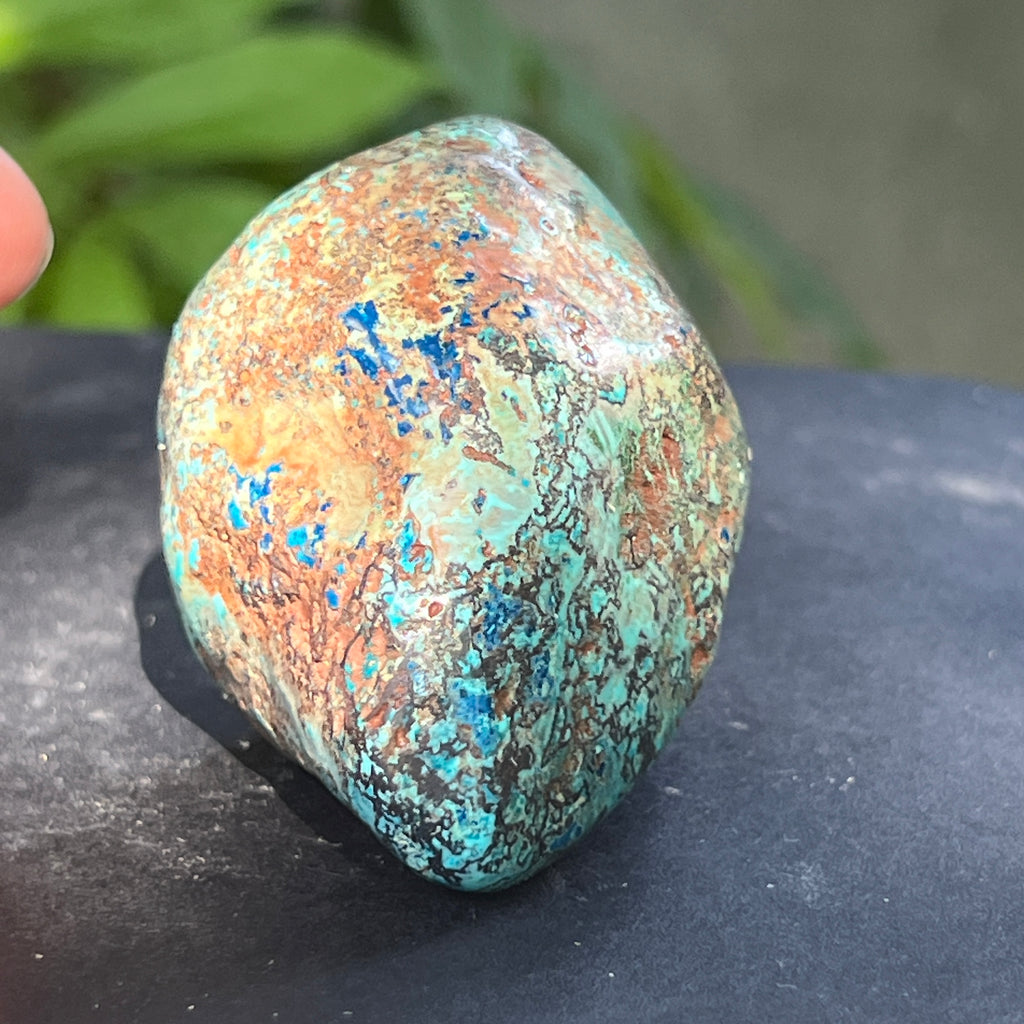 Shattuckite forma libera/palmstone m4, pietre semipretioase - druzy.ro 5 