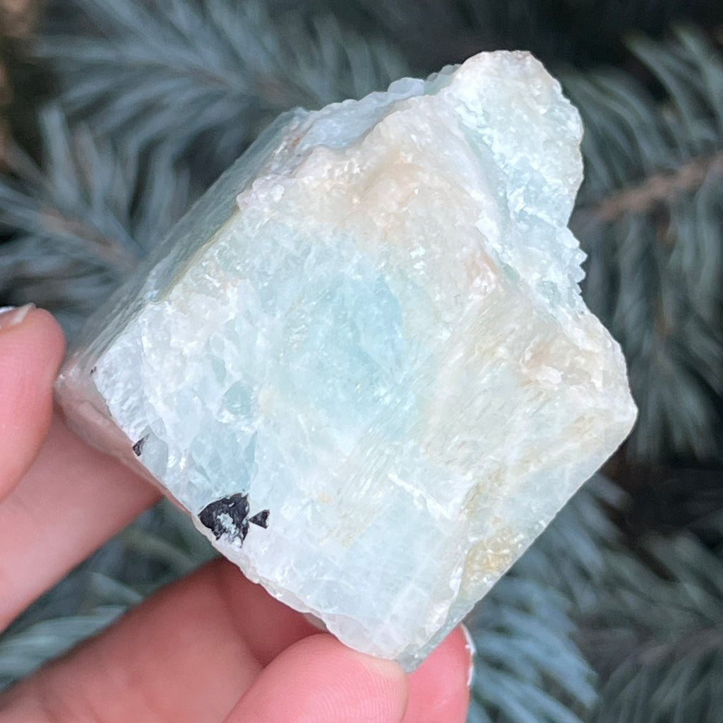Acvamarin Pakistan piatra bruta model pk4, pietre semipretioase - druzy.ro 5 