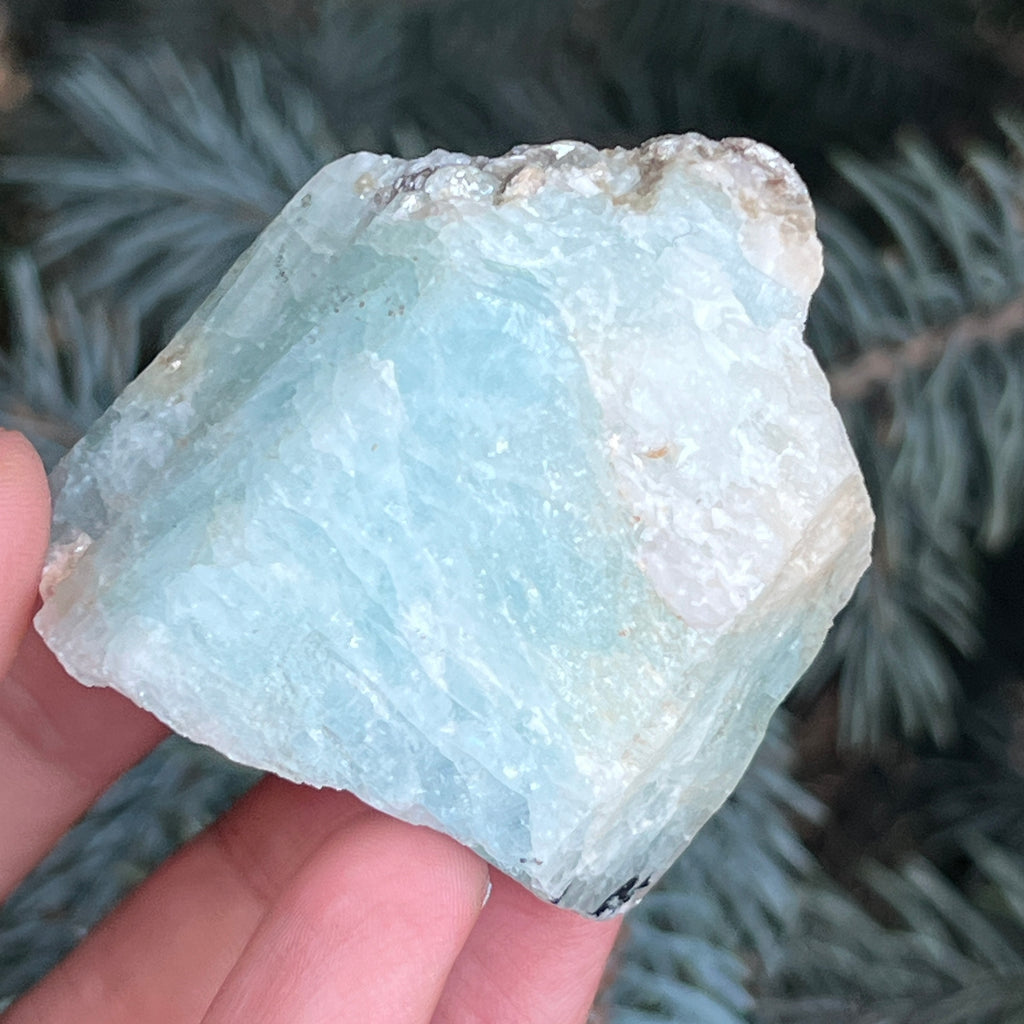 Acvamarin Pakistan piatra bruta model pk4, pietre semipretioase - druzy.ro 2 