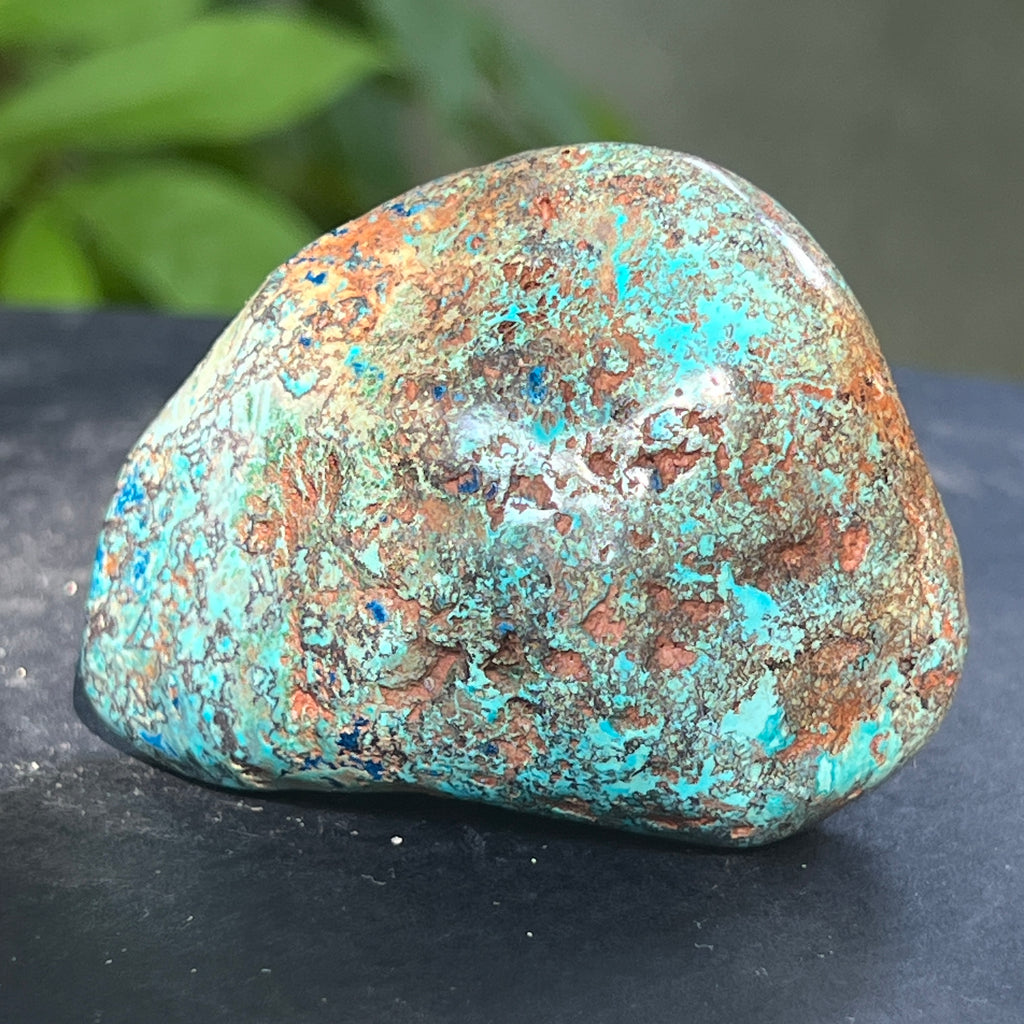 Shattuckite forma libera/palmstone m4, pietre semipretioase - druzy.ro 4 