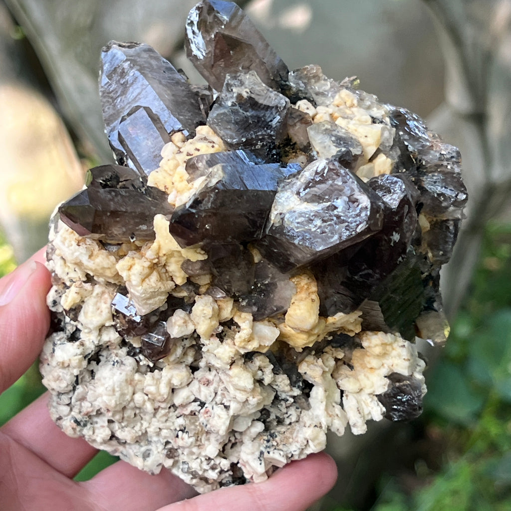 Specimen cluster cuart fumuriu m5, pietre semipretioase - druzy.ro 2 