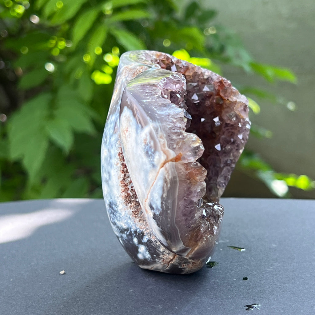 Geoda agat ametist model 9, pietre semipretioase - druzy.ro 3 