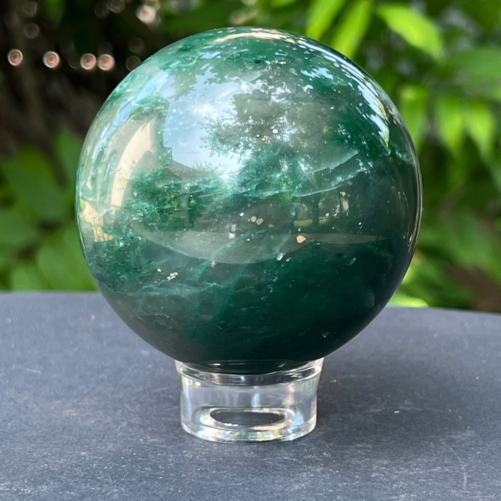 Sfera jad verde m1, pietre semipretioase - druzy.ro 6 
