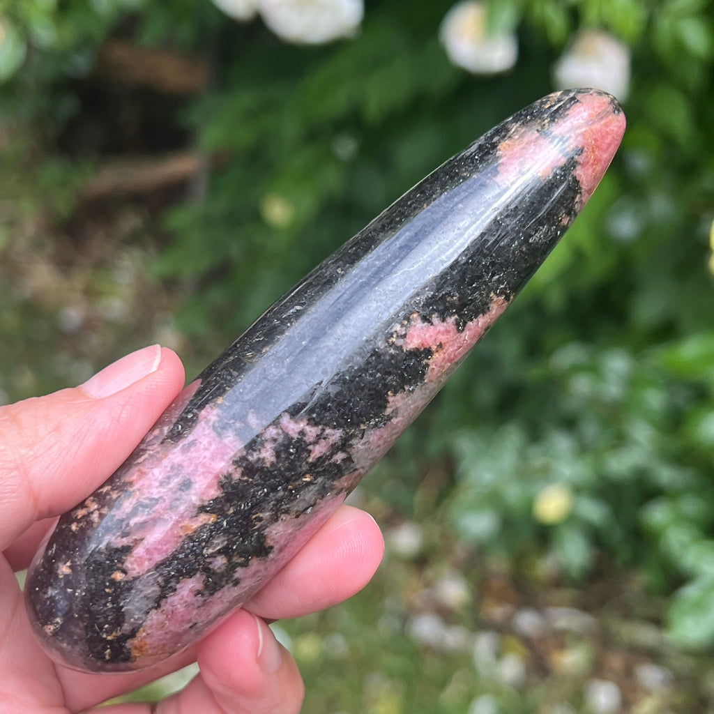 Bagheta masaj rodonit model 3, pietre semipretioase - druzy.ro 6 