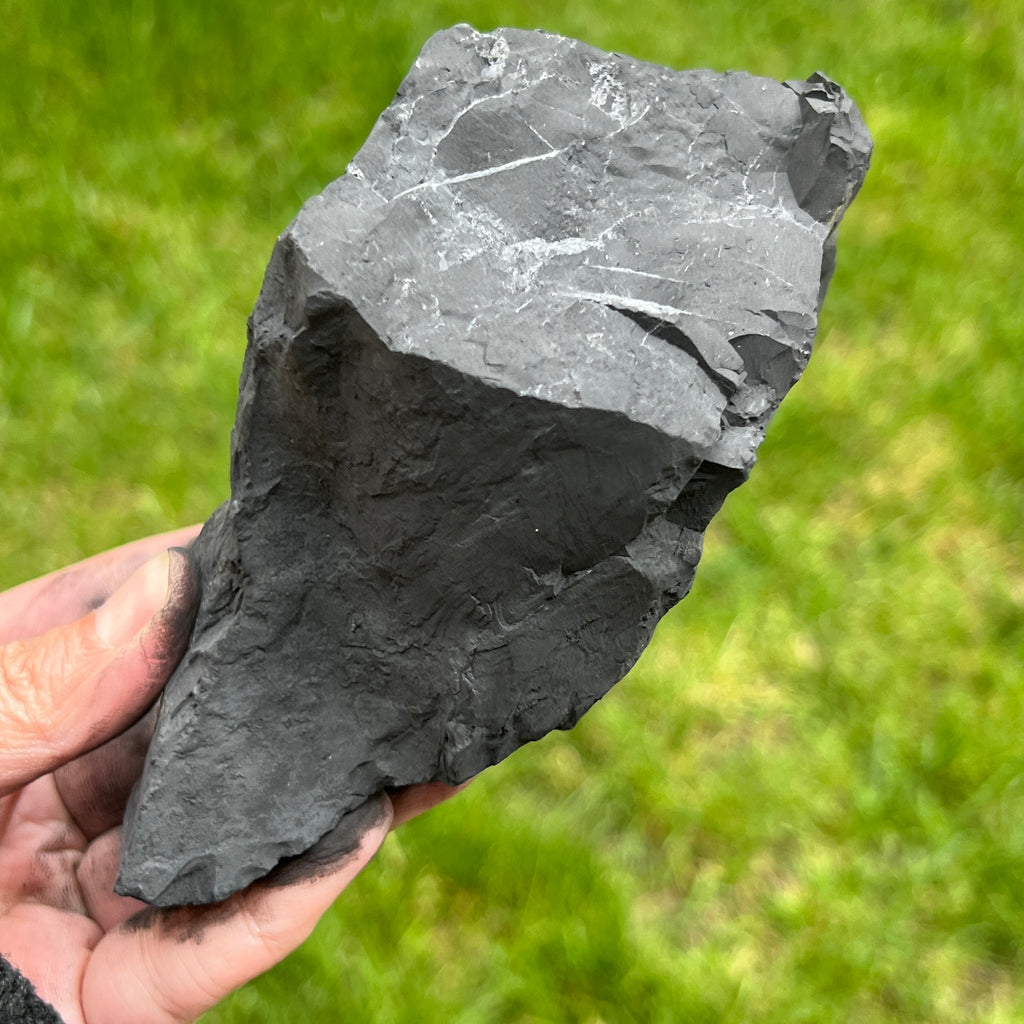 Shungit piatra bruta XXL model 7, pietre semipretioase - druzy.ro 1 