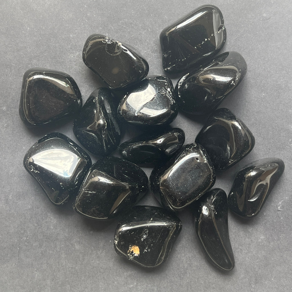 Turmalina neagra piatra rulata L calitate B, pietre semipretioase - druzy.ro 2 