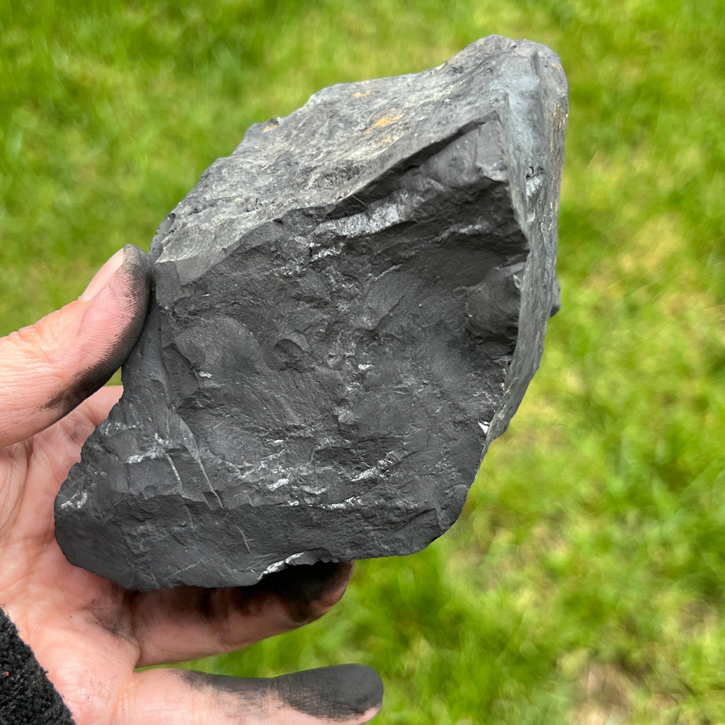 Shungit piatra bruta XXL model 7, pietre semipretioase - druzy.ro 3 
