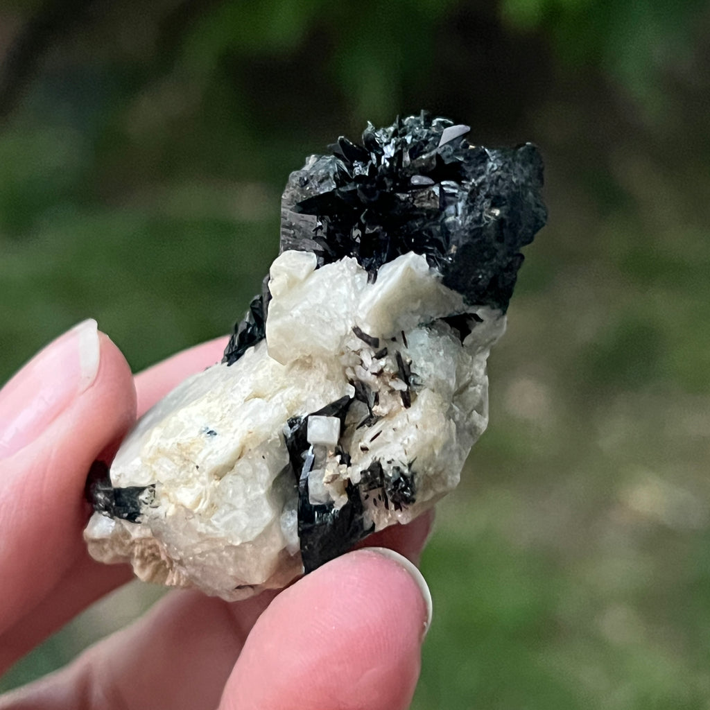 Cluster egirin mini cuart fumuriu/negru Zomba m9, pietre semipretioase - druzy.ro 5 