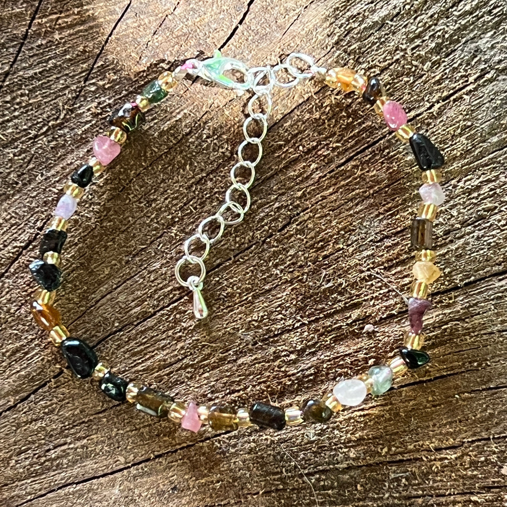 Bratara mix turmalina Joy Tumble, pietre semipretioase - druzy.ro 2 