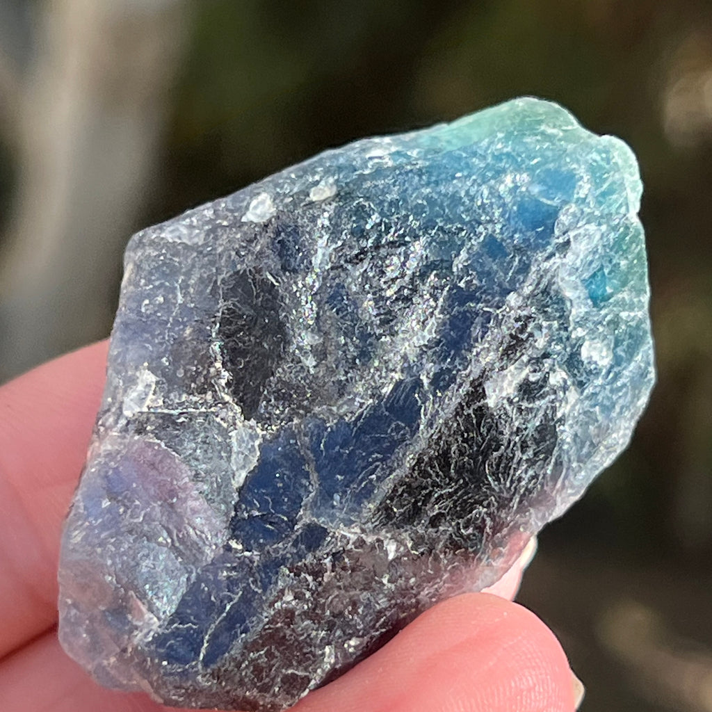 Fluorit albastru piatra bruta m2, druzy.ro, cristale 6