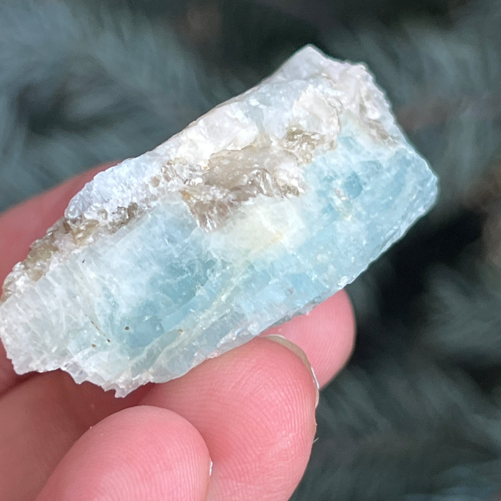 Acvamarin Pakistan piatra bruta model pk3, pietre semipretioase - druzy.ro 3 