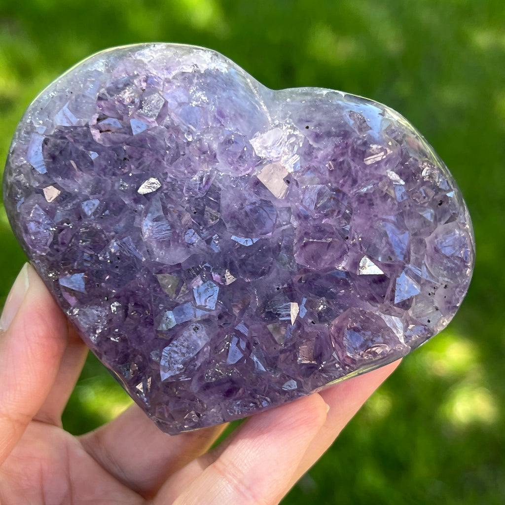 Inima ametist model 1, pietre semipretioase - druzy.ro 2 