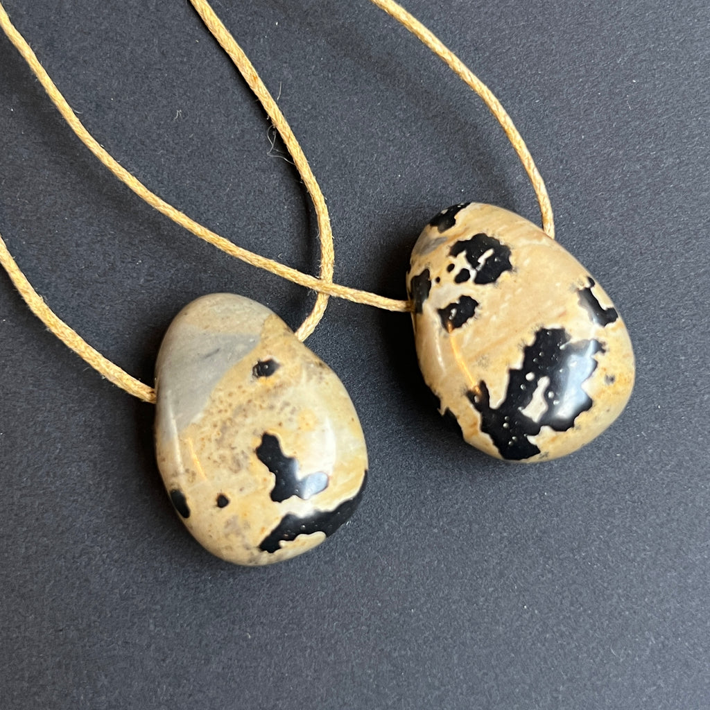 Colier pandantiv jasp arctic norvegian DROP, pietre semipretioase - druzy.ro 6 