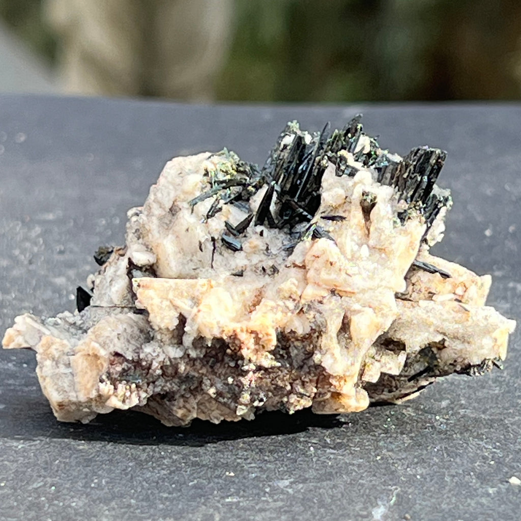 Cluster egirin mini cuart fumuriu/negru Zomba m12, druzy.ro, cristale 2