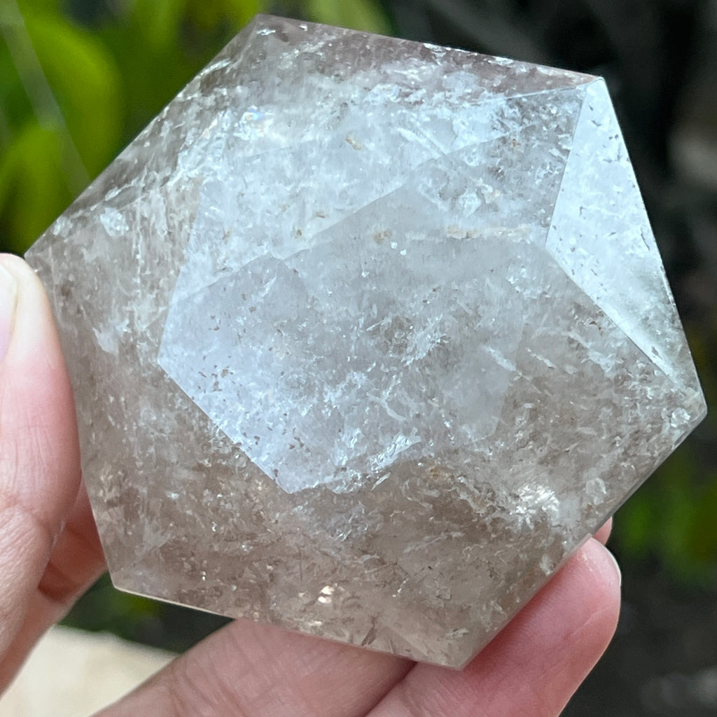 Cuart fumuriu forma diamant m1, pietre semipretioase - druzy.ro 3 