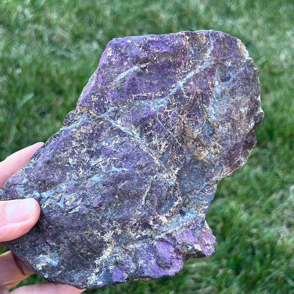 Purpurit piatra bruta XL1, druzy.ro, cristale 6