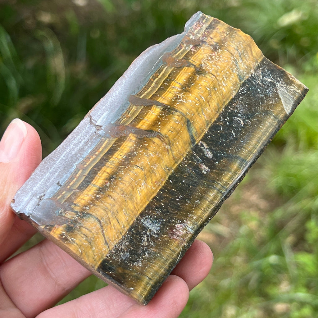 Ochi de tigru piatra bruta model 1, pietre semipretioase - druzy.ro 2 
